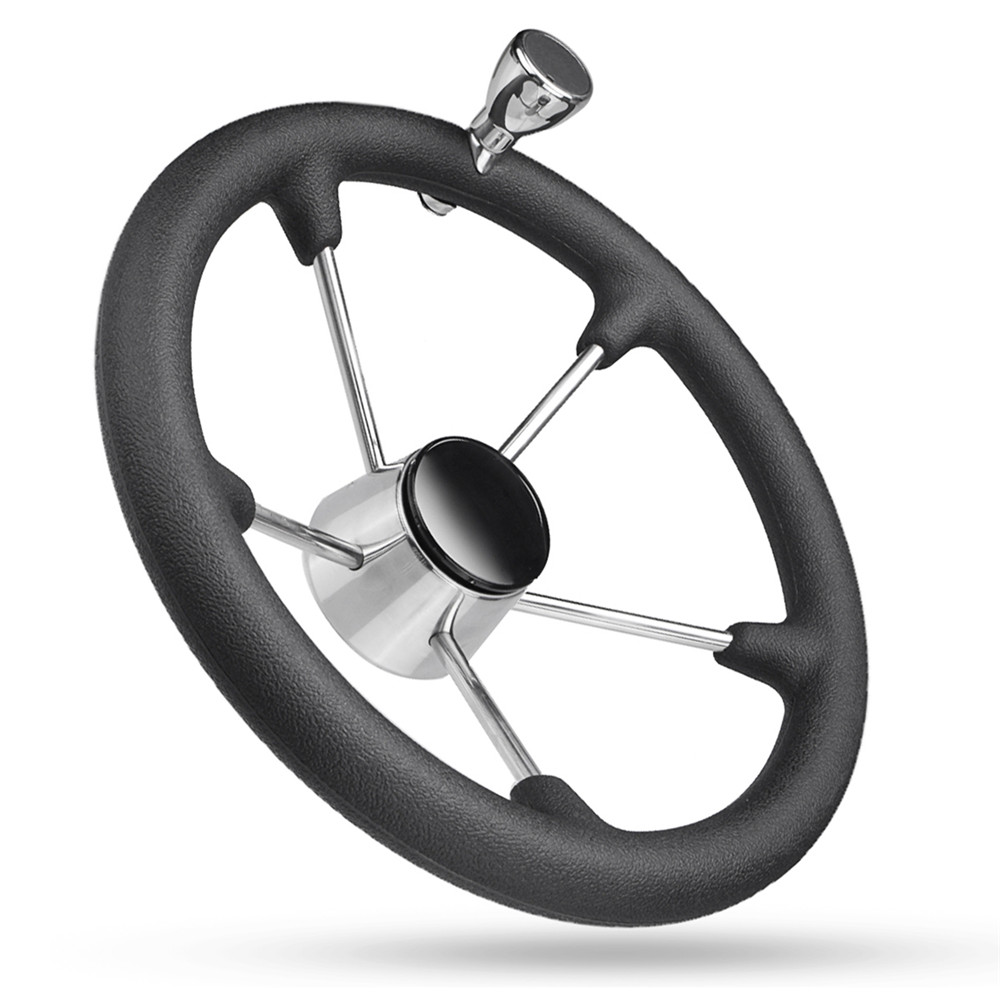 Stainless-Steel-5-Spoke-Foam-Grip-Knob-Steering-Wheel-Destroyer-For-Marine-Boat-1451770