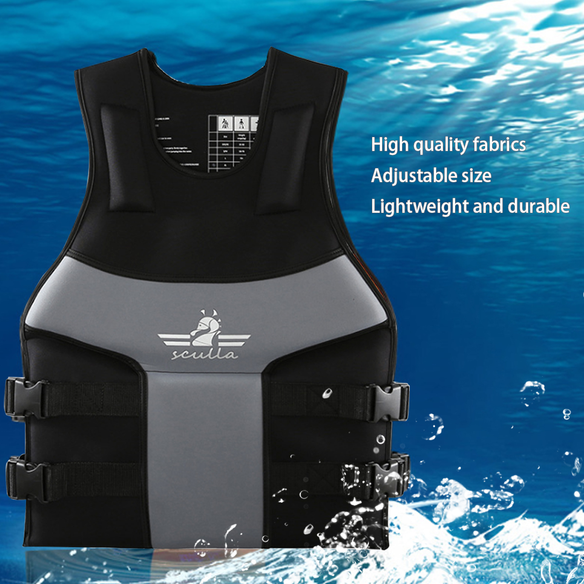 Swimming-Buoyancy-Aid-Life-Jacket-Vest-Adult-Kids-Boating-XSSMLXL2XL3XL-1525953