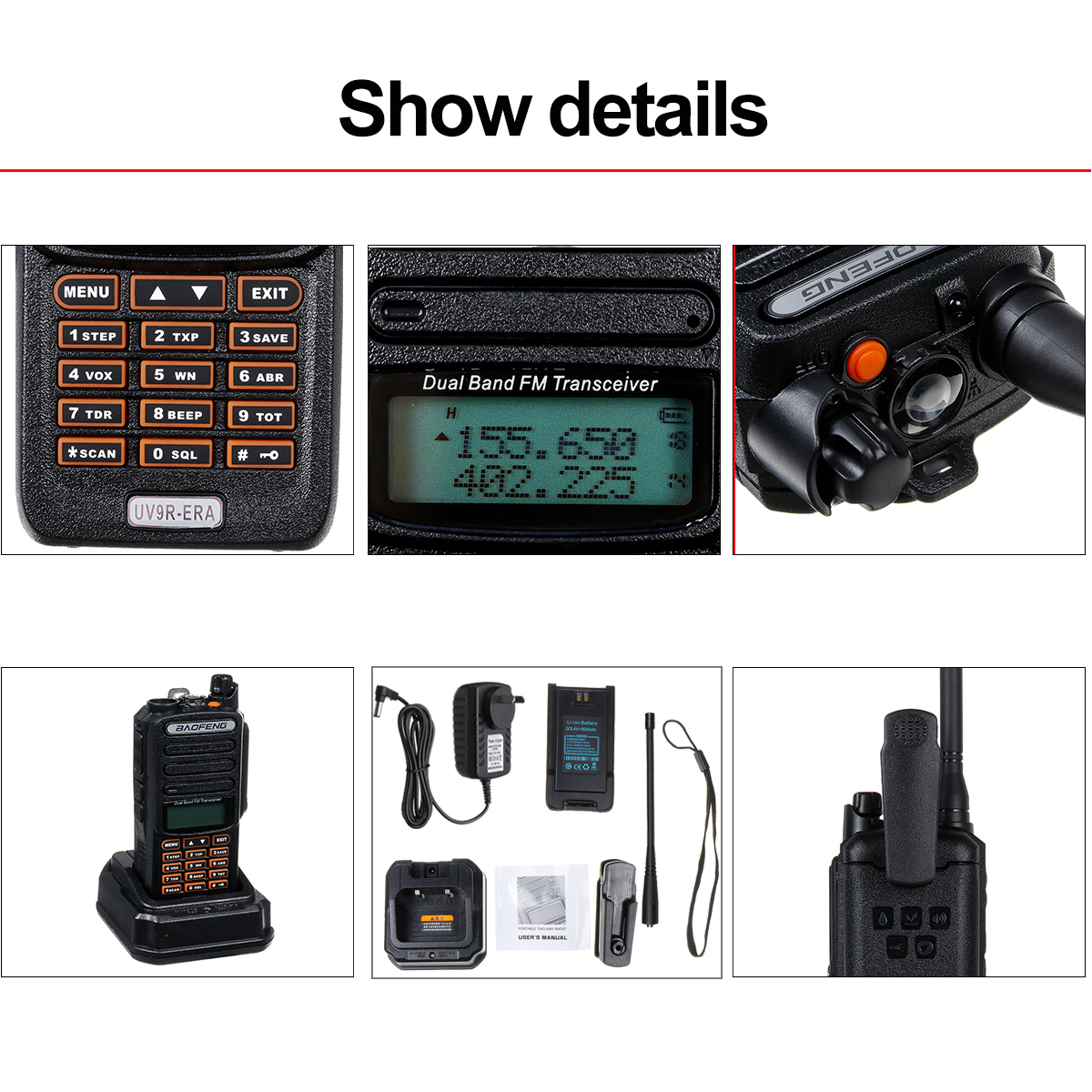 Upgraded-BAOFENG-UV-9R-Plus-ERA-Walkie-Talkie-Waterproof-Intercom-VHF-UHF-2-Way-Radio-128-Channel-Fo-1640349
