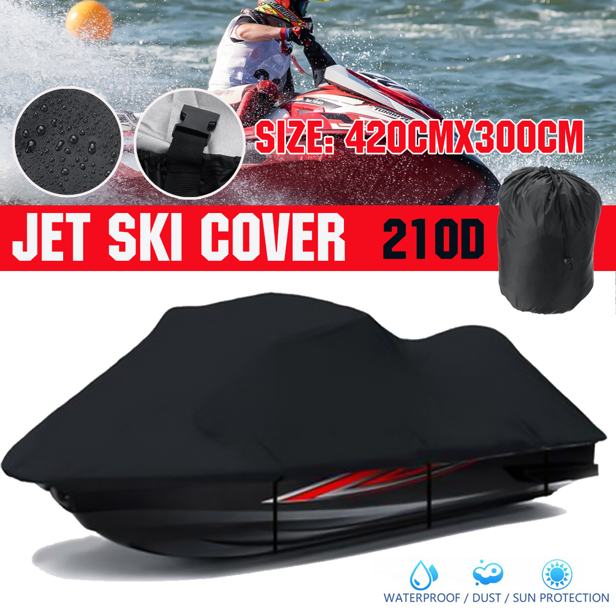 210D-Jet-Ski-Watercraft-Cover-Protector-Waterproof-For-Yamaha-WaveRunner-Sea-Doo-1784149