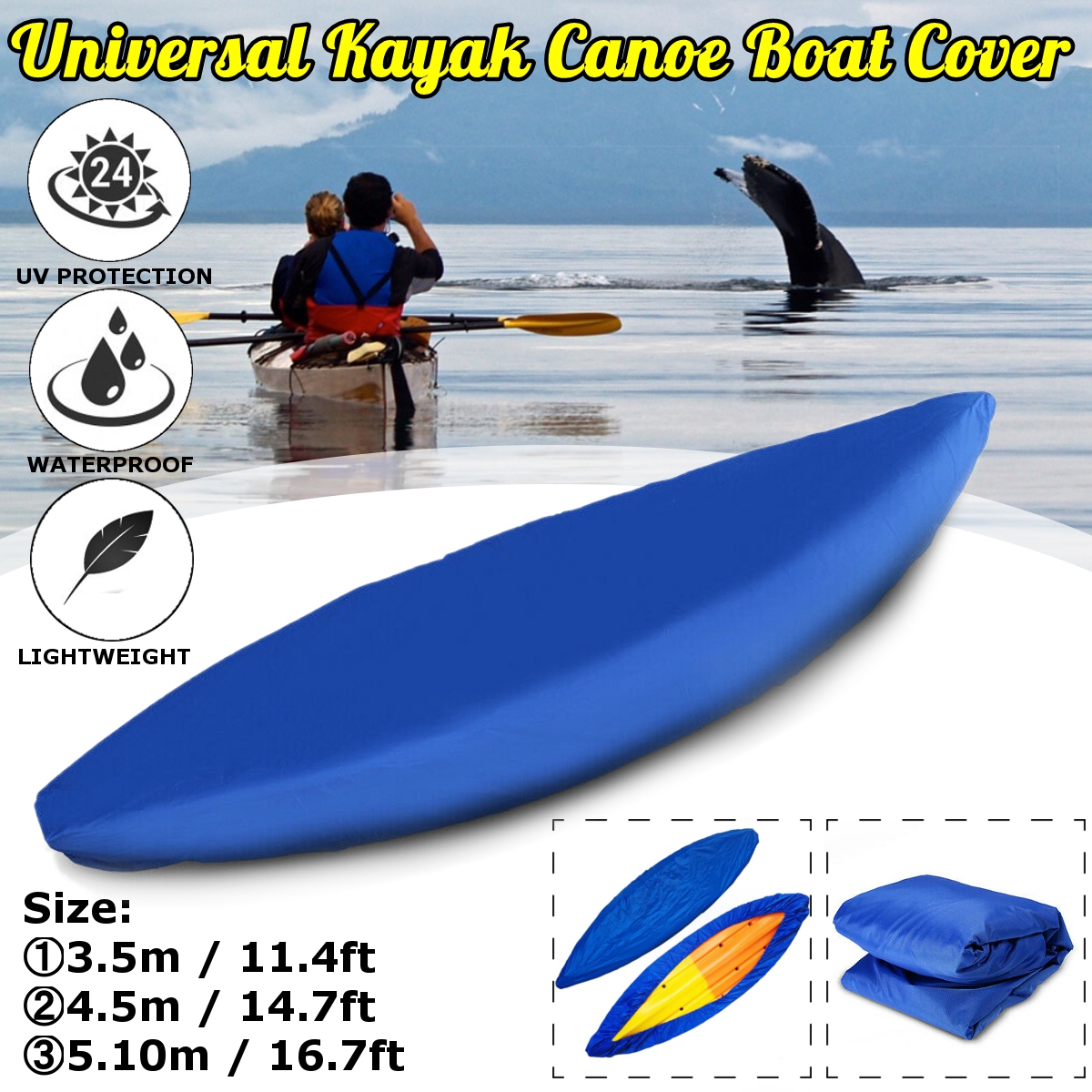 Durable-Kayak-Cover-Canoe-Boat-Dust-Waterproof-Shield-UV-Resistant-Multisize-1702517