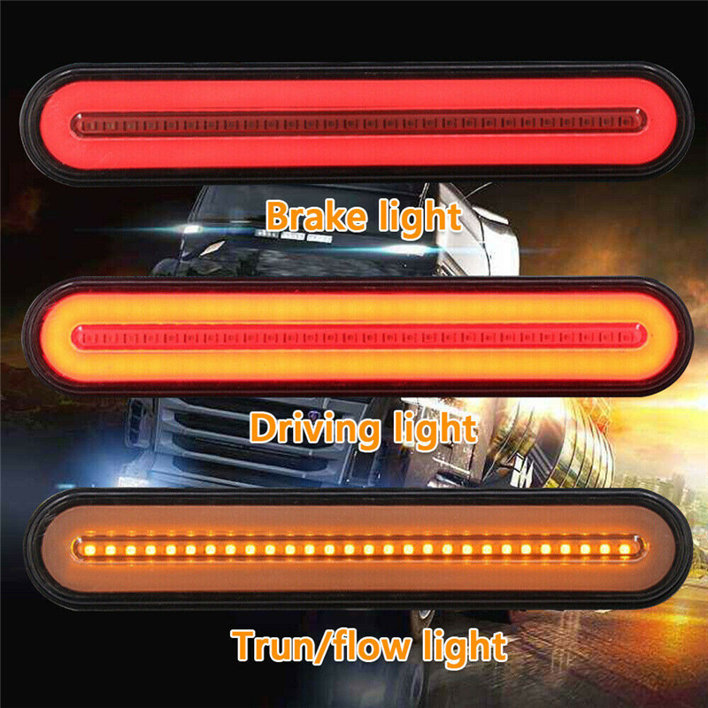 10V-30V-12-24V-Halo-Neon-100-LED-Stop-Flowing-Turn-Signal-Brake-Rear-Tail-Light-Trailer-Truck-Marine-1665380