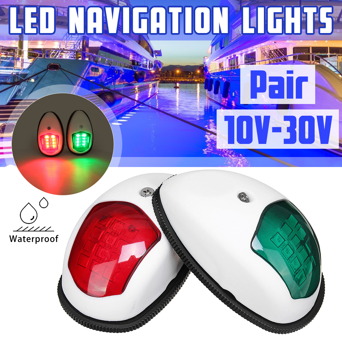 10V-30V-LED-Side-Signal-Lamp-Navigation-Lights-For-Truck-Boat-Trailer-Van-Red-Green-1513804