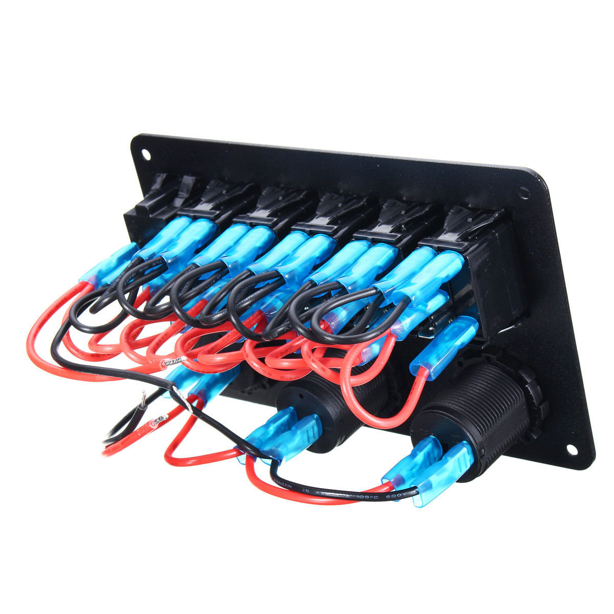 12-24V-6-Gang-LED-Rocker-Switch-Panel-USB-Charger-Voltmeter-Circuit-Breaker-For-Motorcycle-Car-Boat-1281103