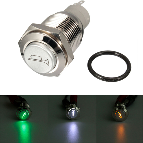12V-16mm-Car-Boat-LED-Light-Momentary-Horn-Button-Switch-3-Color-1030269