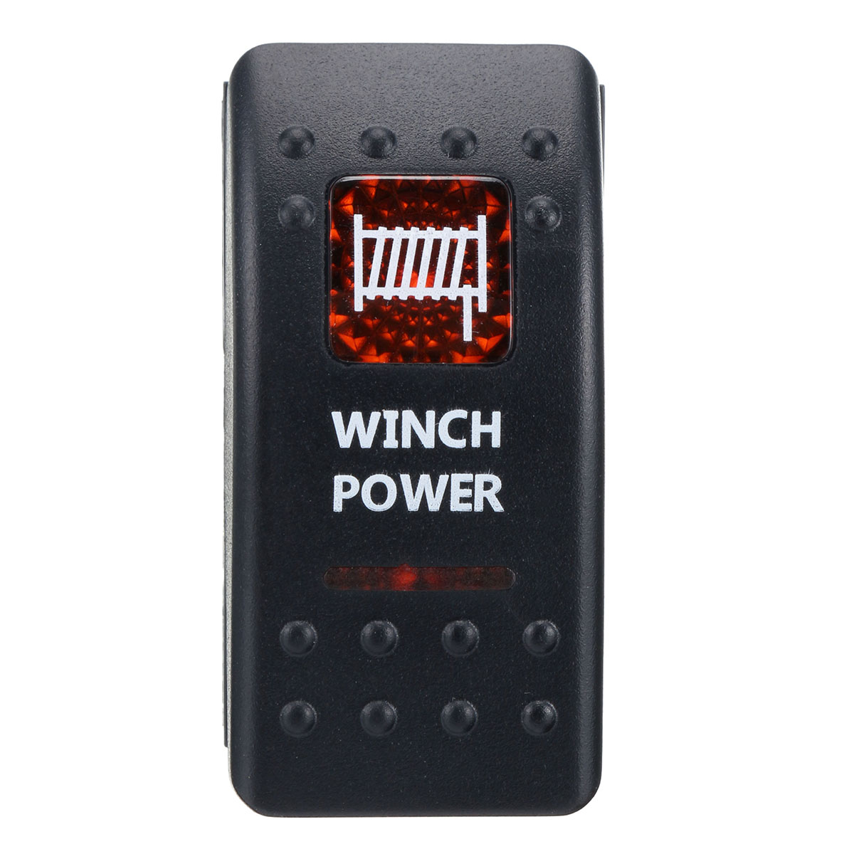 12V-20A-Marine-5-Pin-Rocker-Switch-Orange-LED-SPST-ON-OFF-Light-Bar-Waterproof-1422279