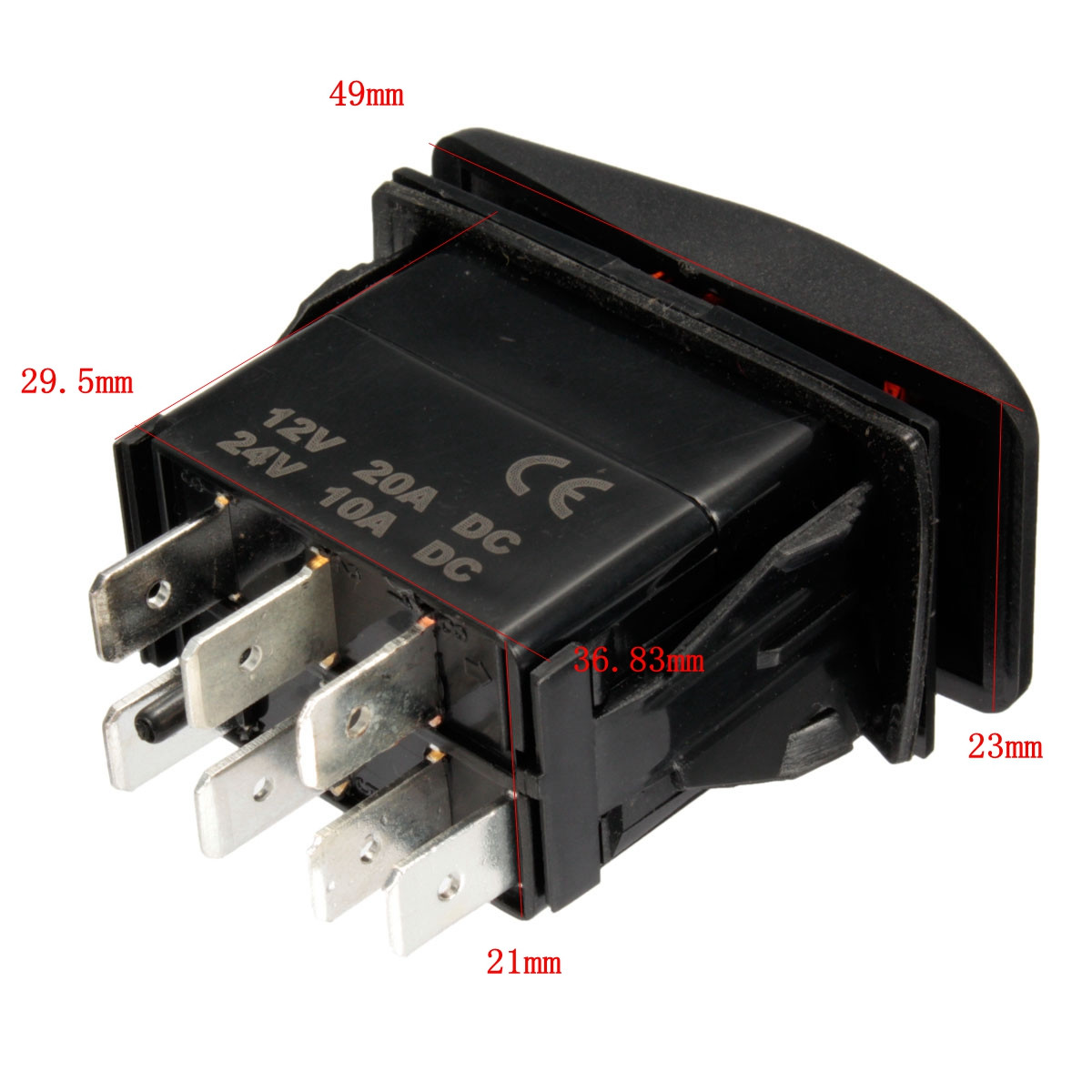 12V-20A-ON-OFF-ON-Rocker-Switch-Momentary-Winch-In-Winch-Out-LED-7-Pin-1195583