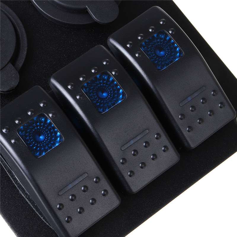 12V-24V-21A1A-3-Gang-Rocker-Switch-Panel-ON-OFF-Socket-Dual-USB-For-Car-Marine-Boat-RV-1633390
