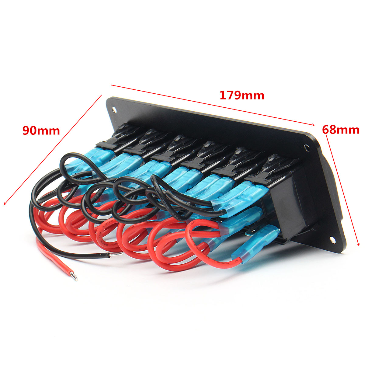 12V-24V-6-Gang-Dual-LED-Light-Bar-Caravan-Marine-Boat-RV-Rocker-Switch-Panel-1226476