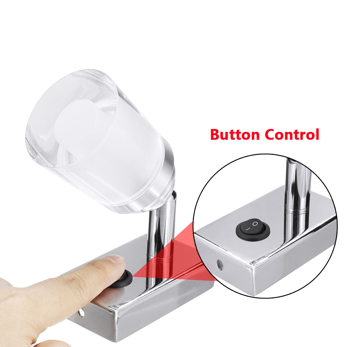 12V-24V-Button-Control-LED-Reading-Spot-Light-Swivel-Bedside-Wall-Lamp-RV-Boat-Marine-1631314