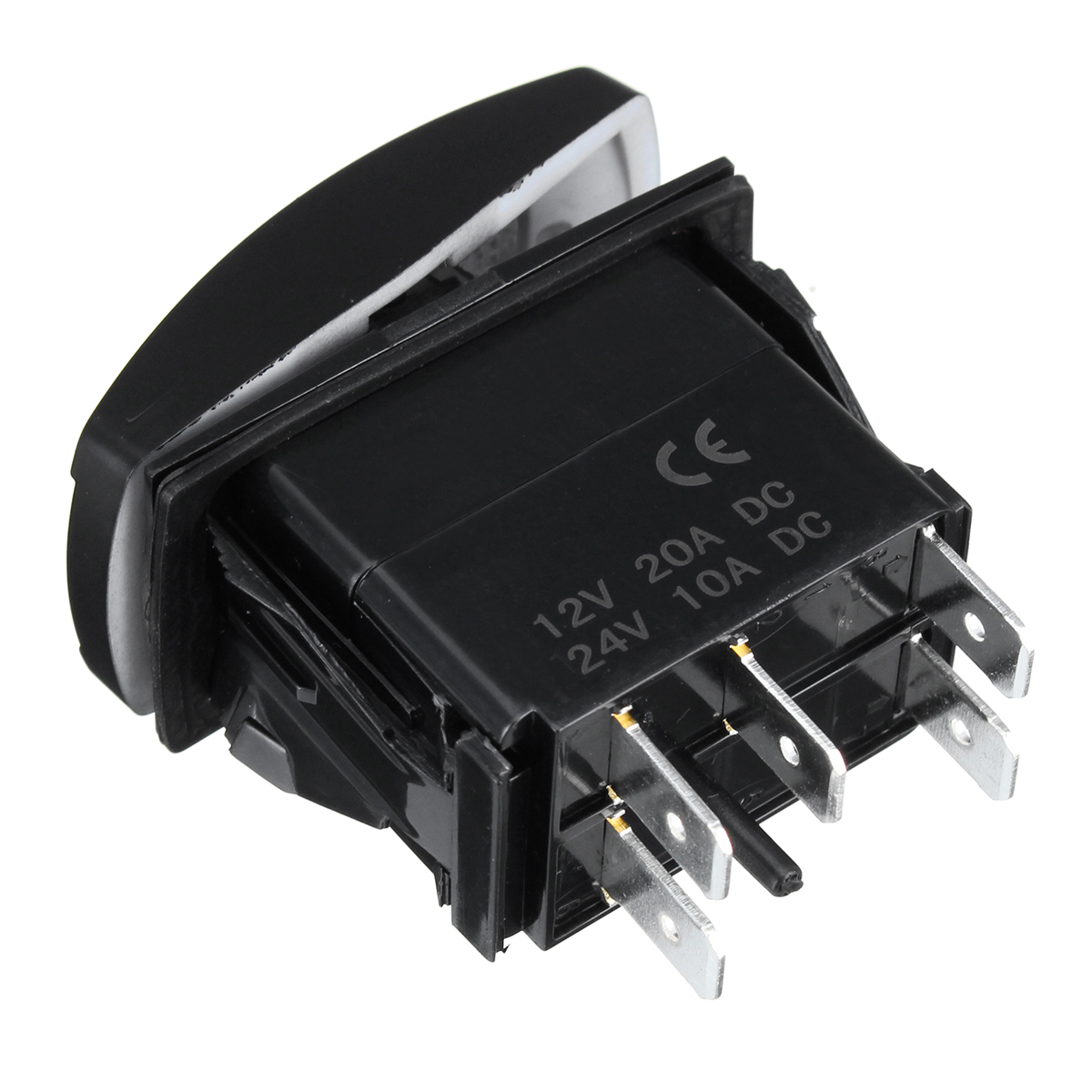 12V-24V-Dash-ON-OFF-Rocker-Switch-Blue-Red-Dual-LED-Light-Car-Marine-1761477