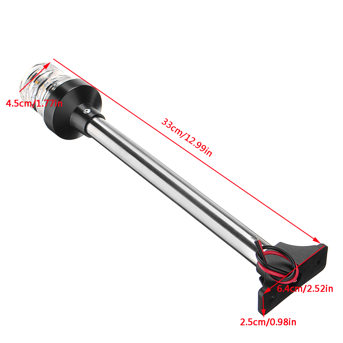 12V-24V-Fold-LED-Navigation-Pole-Lights-Pactrade-Marine-Boat-Pontoon-Stern-Anchor-1375272