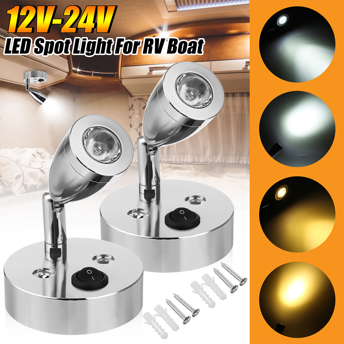 12V-24V-Interior-LED-Reading-Spot-Lights-For-Boat-RV-Caravan-Motorhome-Bedside-Wall-Lamp-1626510