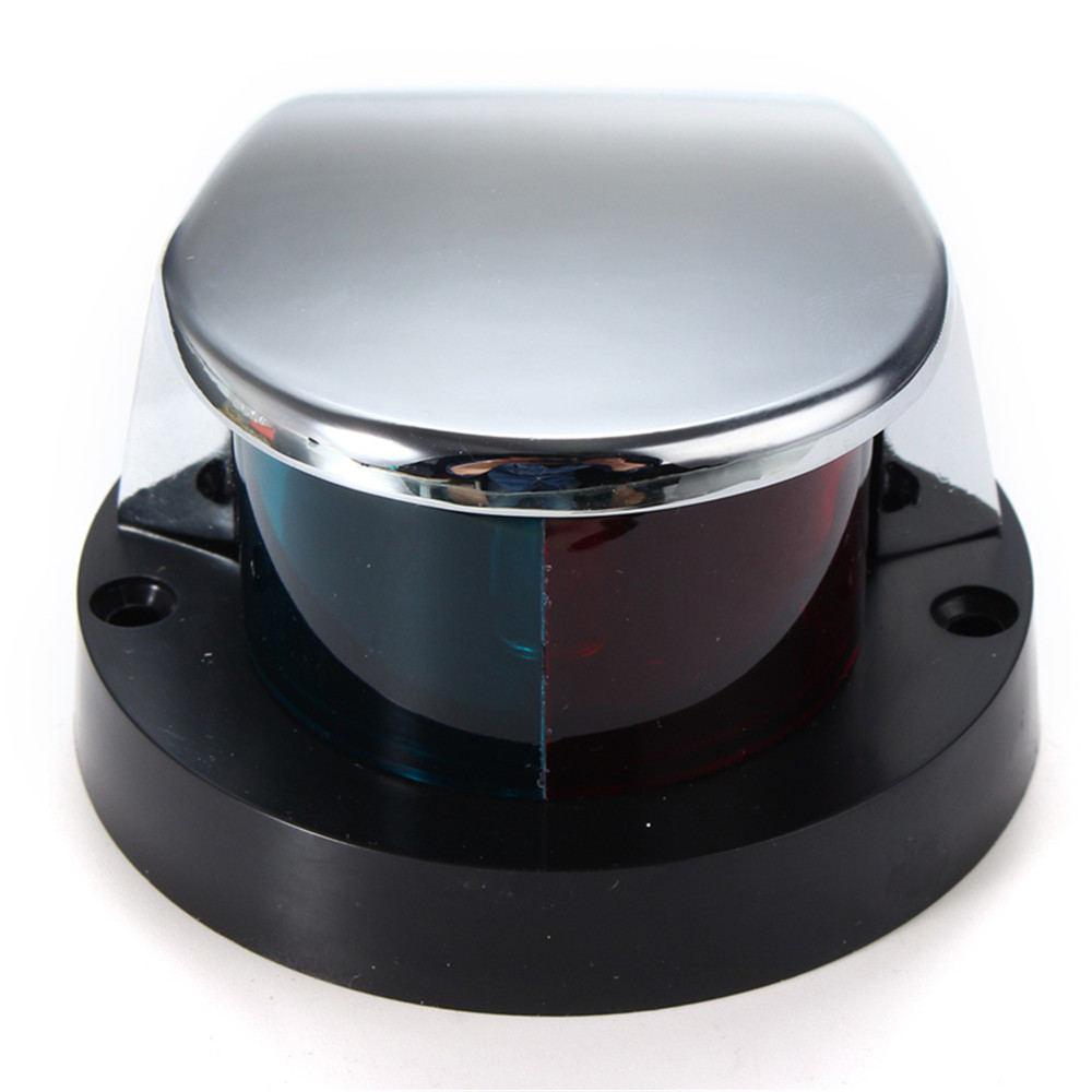 12V-5W-225deg-IP66-Waterproof-Marine-Boat-Navigation-Signal-Lights-RedGreen-1449935