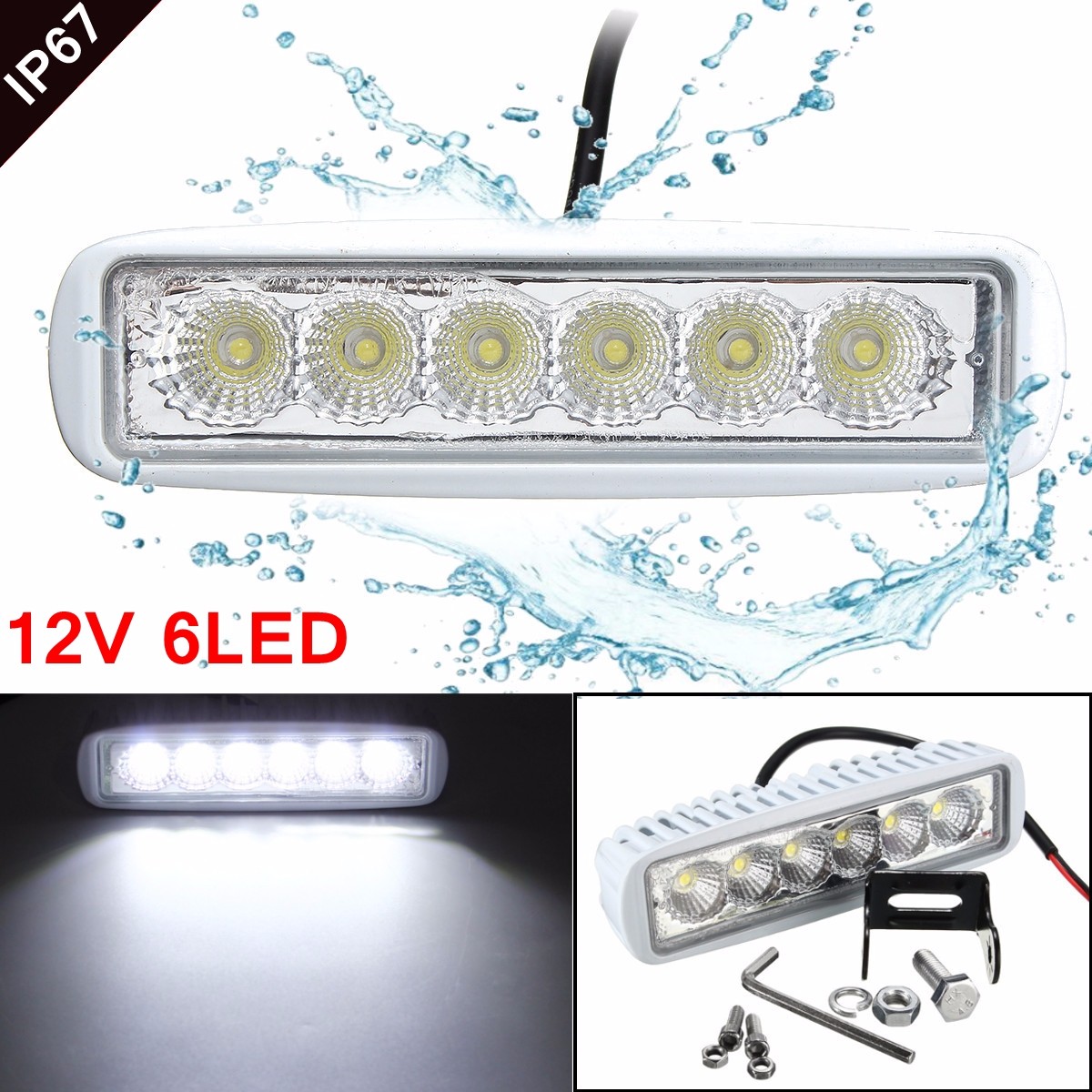 12V-6-LED-Spreader-Marine-Flood-Work-White-Light-For-Boat-Yacht-Motorcycle-Truck-Car-1316852