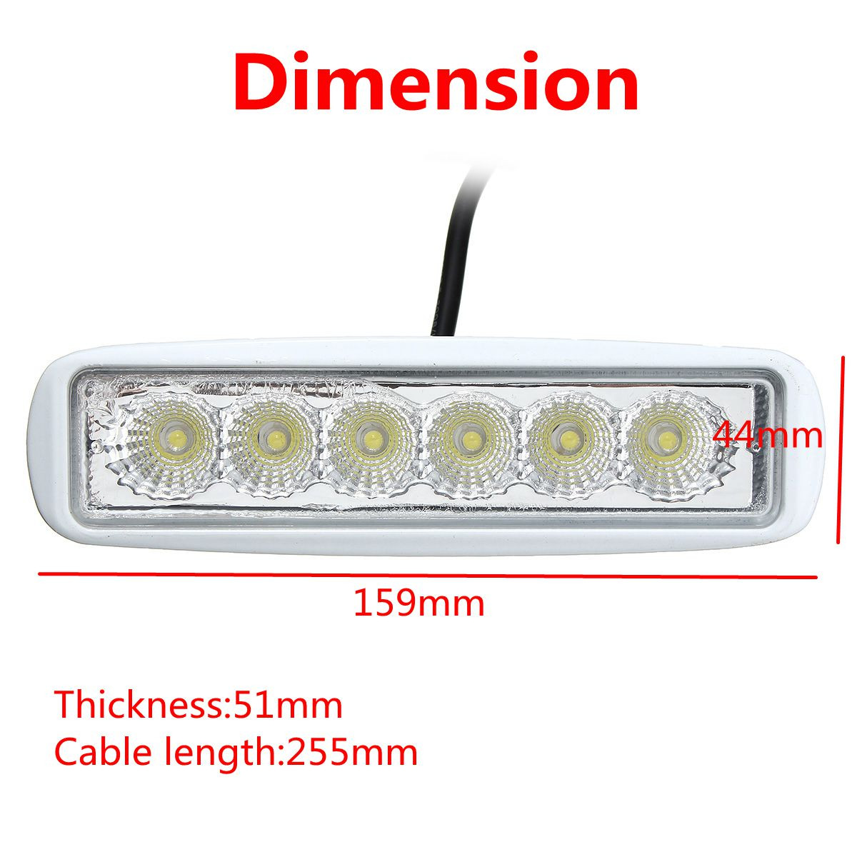 12V-6-LED-Spreader-Marine-Flood-Work-White-Light-For-Boat-Yacht-Motorcycle-Truck-Car-1316852