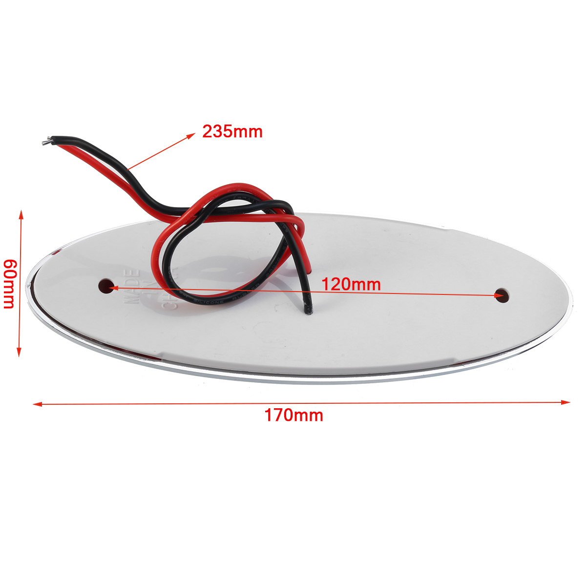 12V-65-Inch-Oval-Cab-Side-Marker-Lights-16-LED-Bezel-For-Truck-Marine-Boat-1631251