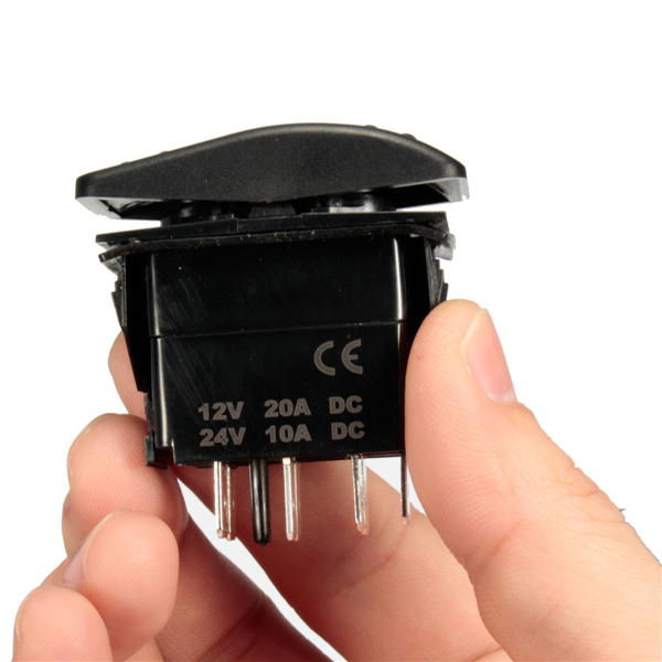 12V-7-Pin-20A-Winch-InOut-ON-OFF-ON-ARB-Rocker-Switch-Car-Boat-4-Colors-LED-1033655