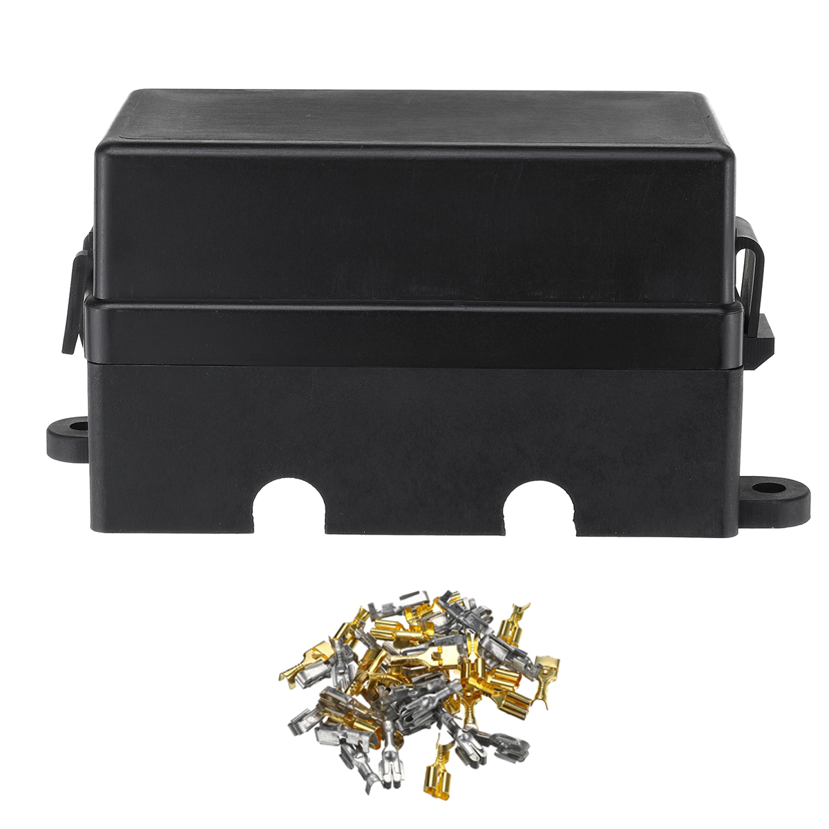 12V-80A-12-Way-Blade-Fuse-4-Way-Relay-Box-Holder-Assembly-For-Auto-Car-RV-Boat-1649663