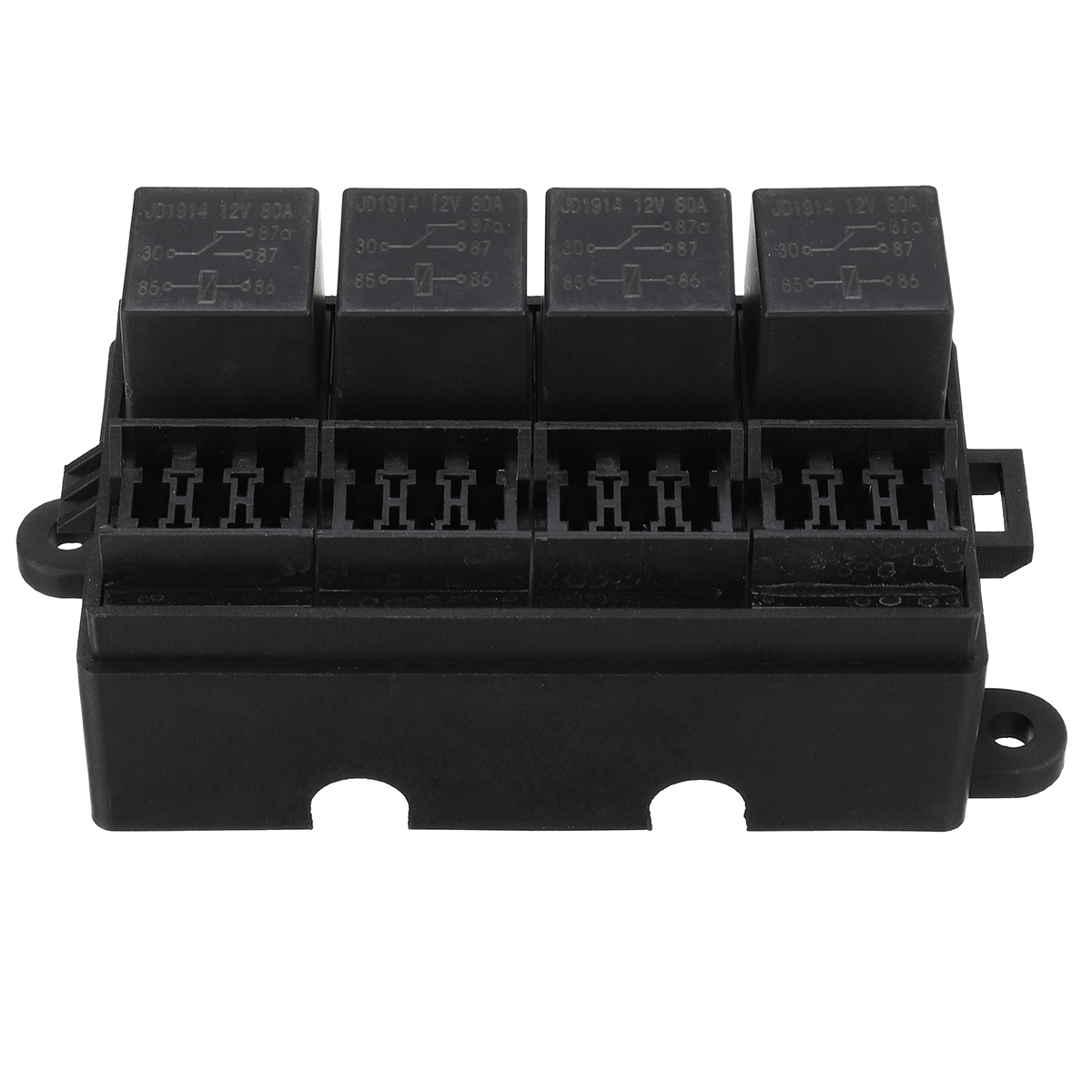 12V-80A-12-Way-Blade-Fuse-4-Way-Relay-Box-Holder-Assembly-For-Auto-Car-RV-Boat-1649663