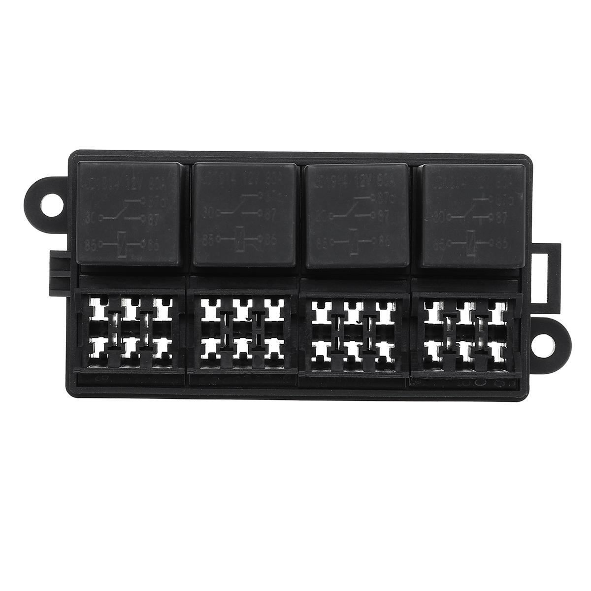 12V-80A-12-Way-Blade-Fuse-4-Way-Relay-Box-Holder-Assembly-For-Auto-Car-RV-Boat-1649663
