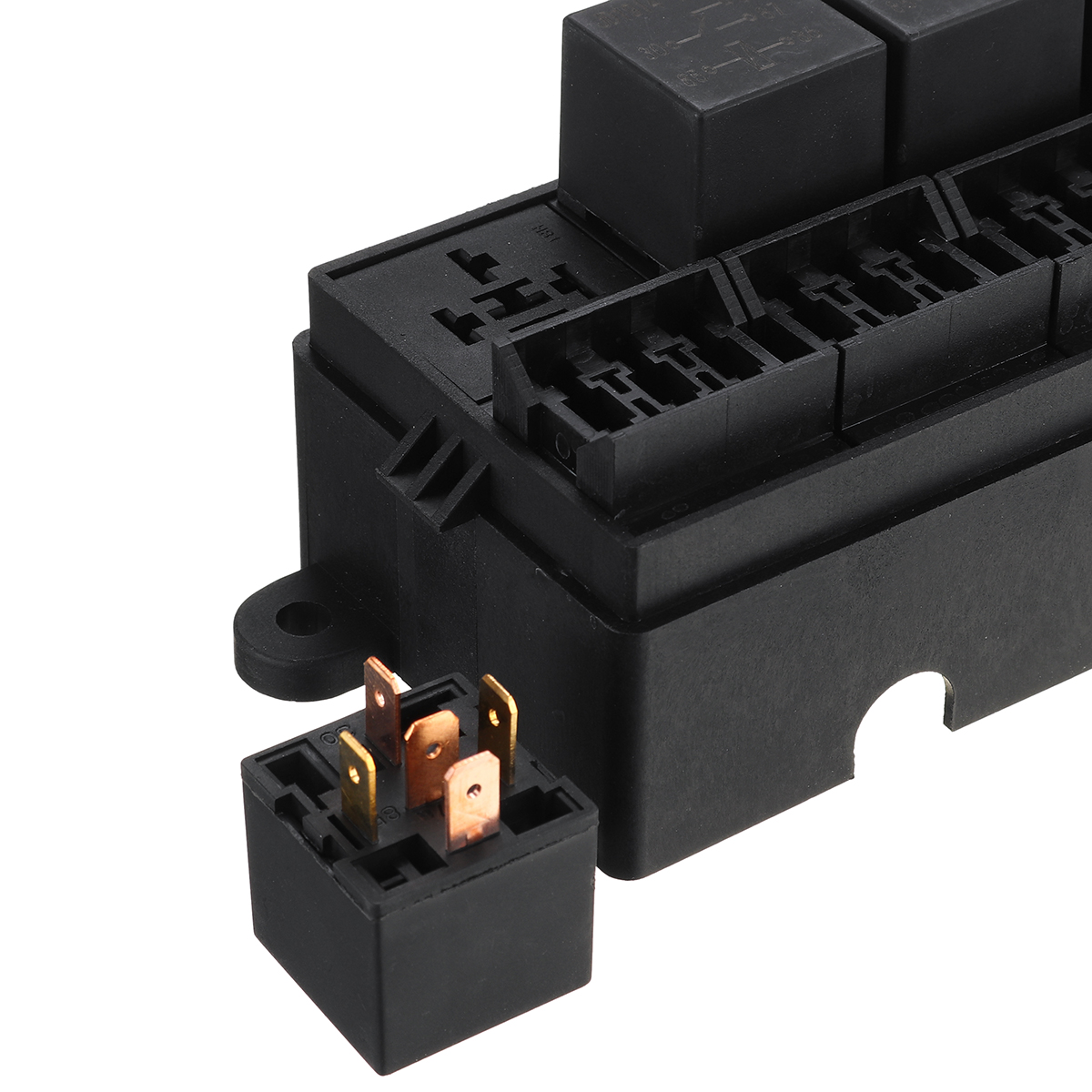 12V-80A-12-Way-Blade-Fuse-4-Way-Relay-Box-Holder-Assembly-For-Auto-Car-RV-Boat-1649663
