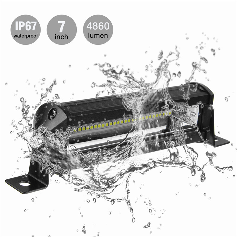 12V-80V-7Inch13Inch19Inch-4860Lm8100Lm14580Lm-Slim-Single-Row-Spot-Beam-LED-Work-Light-Bar-Off-Road--1633564
