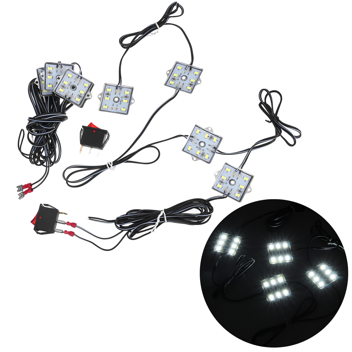 12V-8Pcs-48-SMD-LED-Lights-Truck-Bed-Lighting-Waterproof-For-RV-Boat-Cargo-Pickup-Bed-1644656