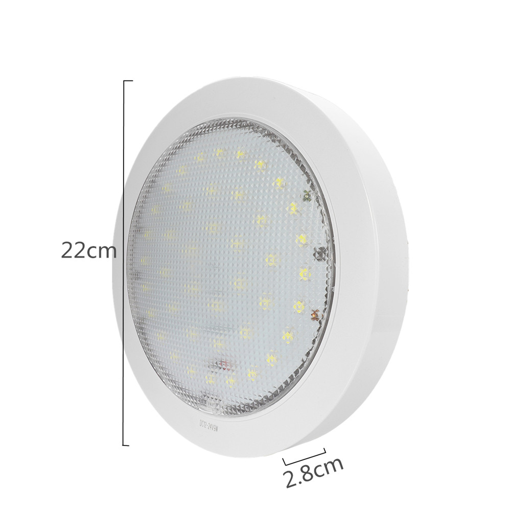 12V-9W-6500K-LED-Ceiling-Light-For-CaravanMotorhomeTrailerBoatLorry-1449963