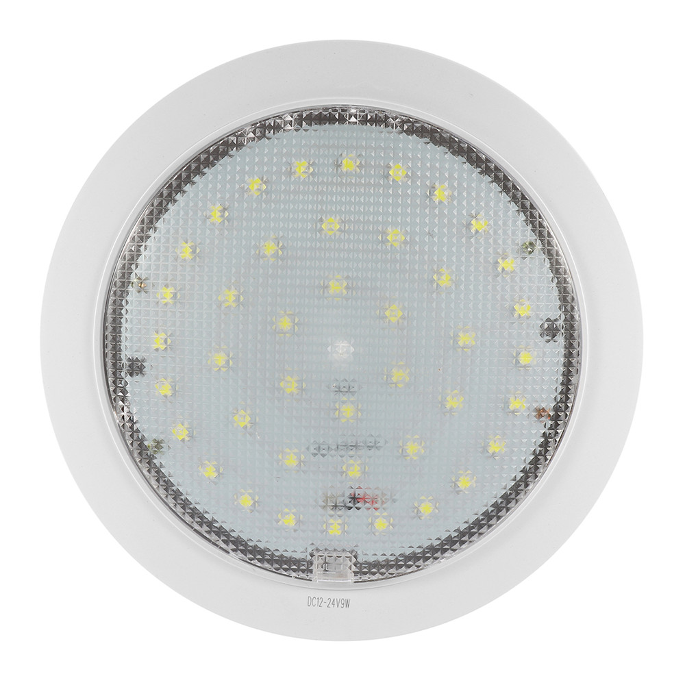 12V-9W-6500K-LED-Ceiling-Light-For-CaravanMotorhomeTrailerBoatLorry-1449963