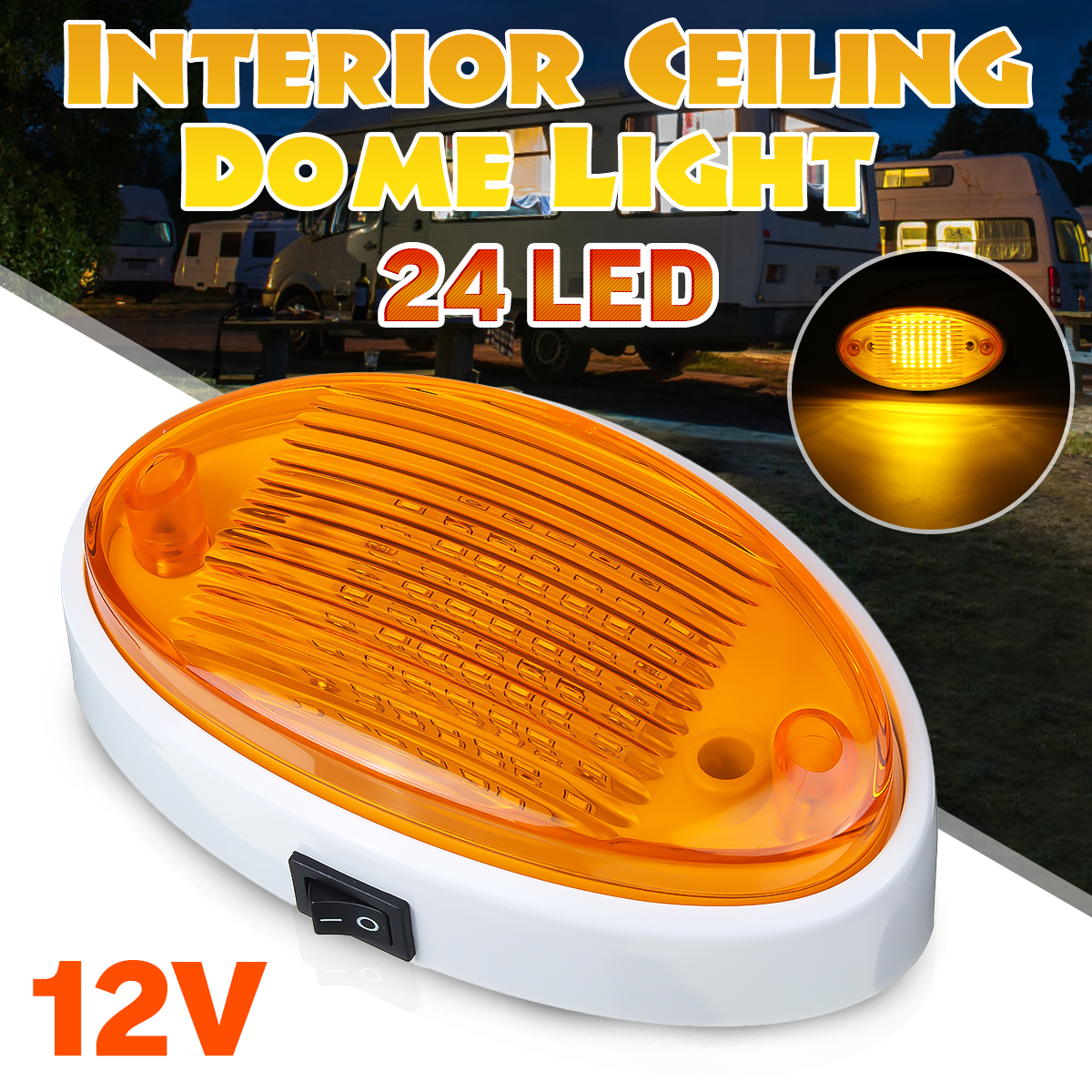 12V-Interior-24-LED-Roof-Lights-With-Switch-For-Camper-Van-Caravan-Motorhome-Boat-1612945