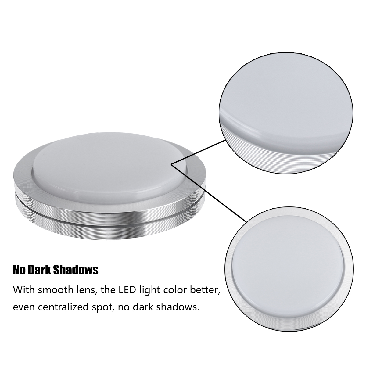 12V-LED-Cabin-Ceiling-Lamp-Down-Light-CaravanCamperTrailerCar-Cool-White-1819311