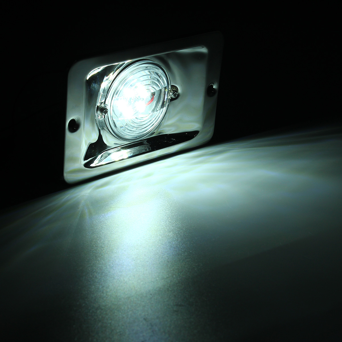 12V-LED-Waterproof-Anchor-Stern-Light-Embedded-Marine-Boat-White-Stainless-Steel-1452237
