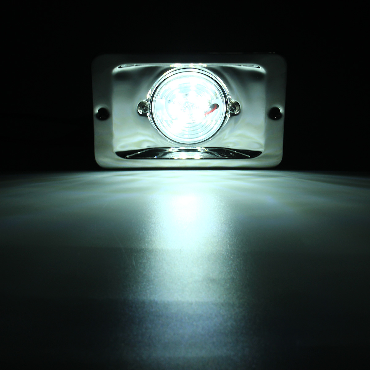 12V-LED-Waterproof-Anchor-Stern-Light-Embedded-Marine-Boat-White-Stainless-Steel-1452237
