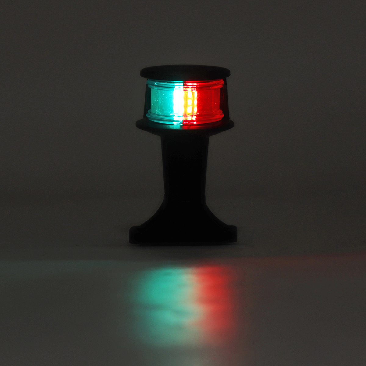 12V-Marine-Boat-Yacht-Lights-Pontoon-LED-Navigation-Stern-Anchor-Pole-Light-Red--Green-1591661