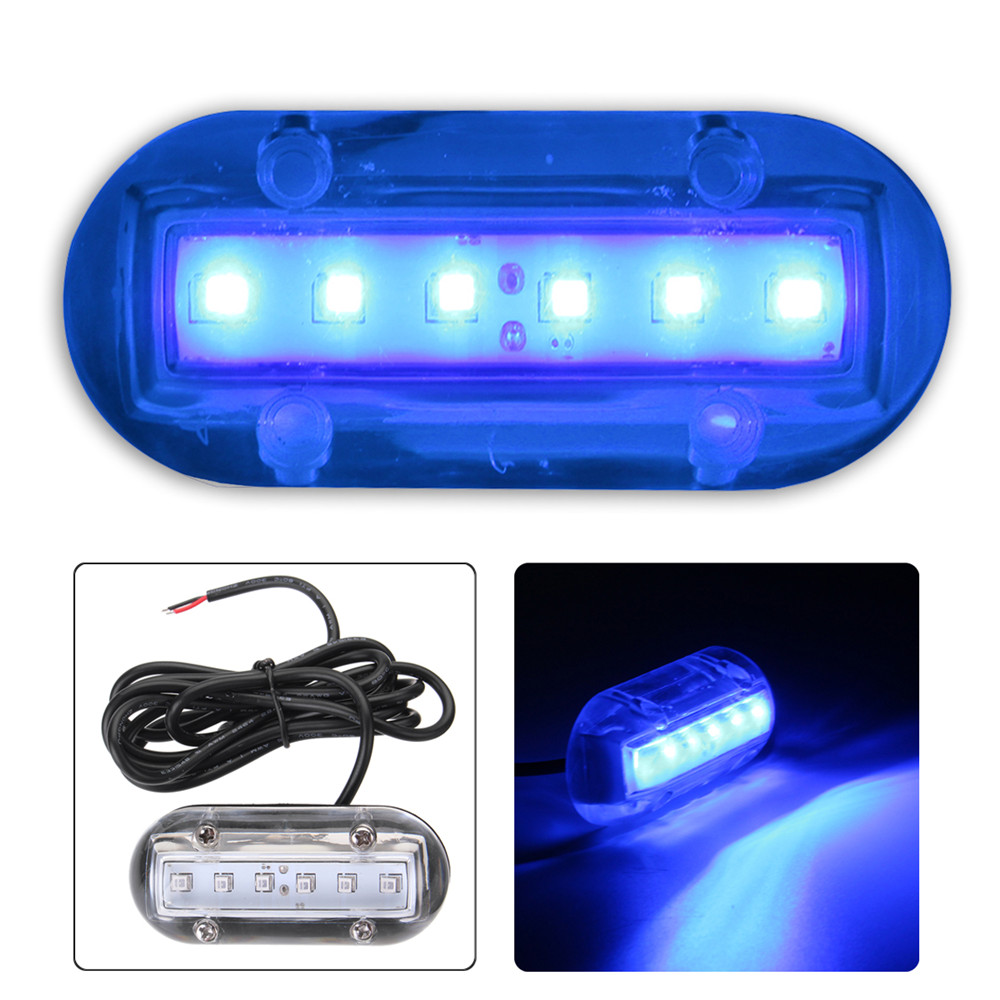 12V-Marine-Yacht-Boat-High-Intensity-Waterproof-LED-Underwater-Light-Blue-1310814