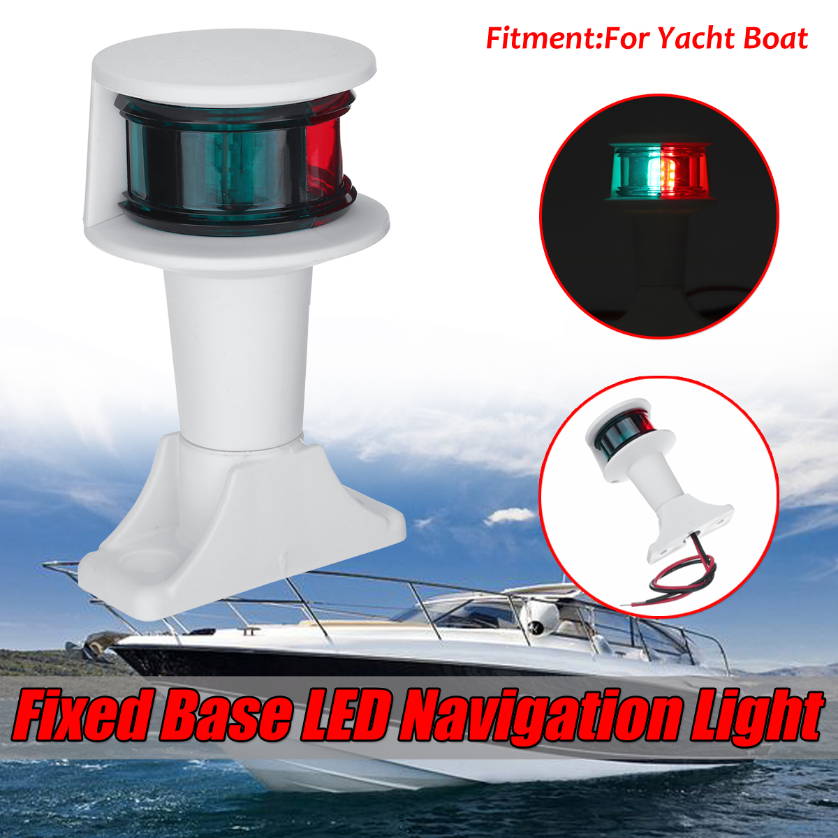 12V-Pactrade-Marine-Fixed-Base-LED-Navigation-Light-Stern-Anchor-Lights-For-Boat-1611368