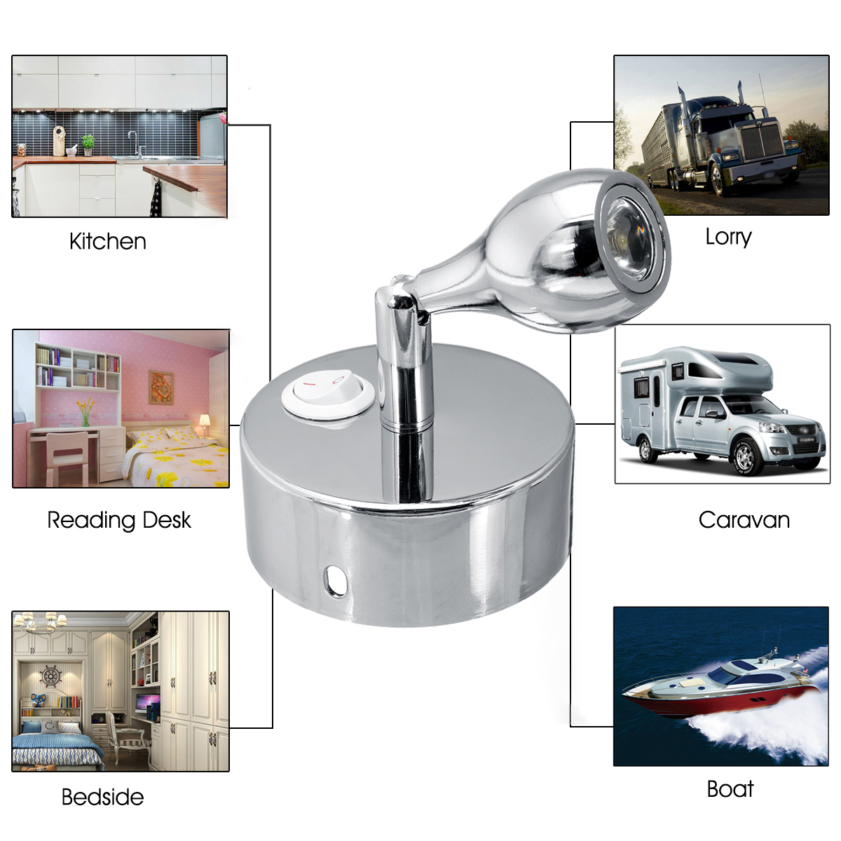 12V-Reading-Light-Interior-LED-Marine-RV-Fixture-Boat-Camper-Spotlight-Wall-Lamp-1637212