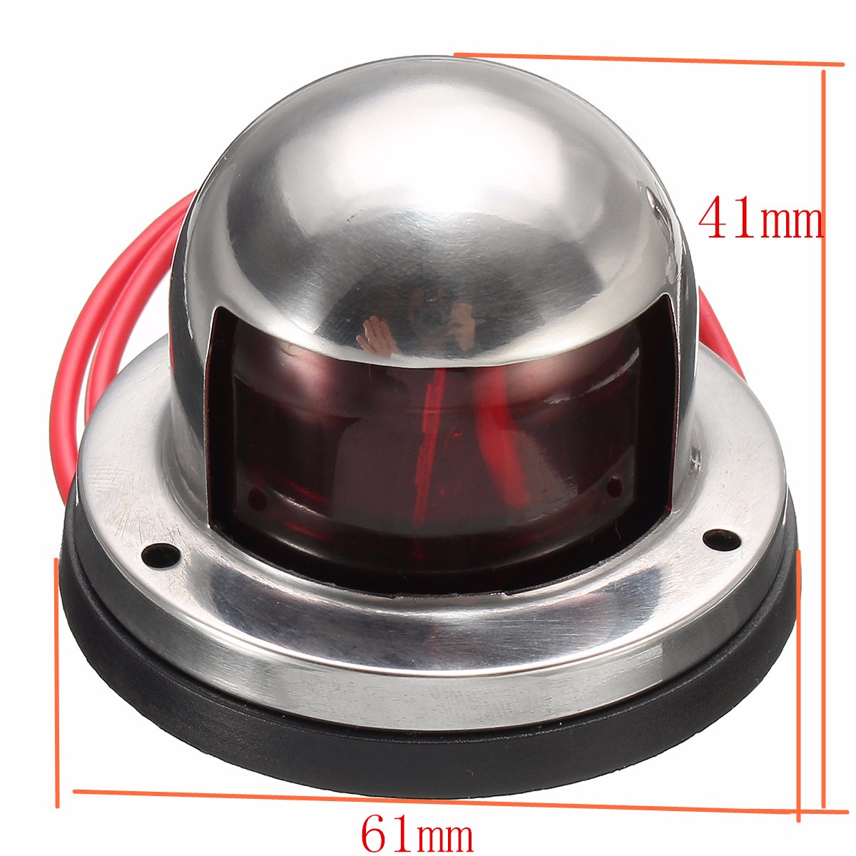 12V-Yacht-LED-Navigation-Lights-Stainless-Steel-Bow-Marine-Boat-Red-Green-Lamp-1476137