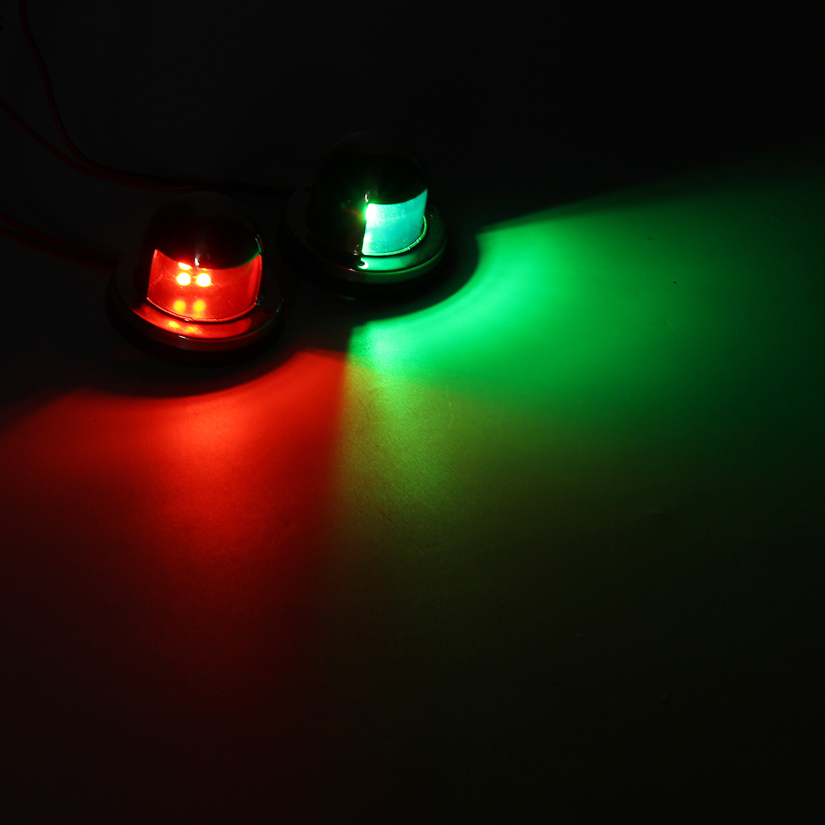 12V-Yacht-LED-Navigation-Lights-Stainless-Steel-Bow-Marine-Boat-Red-Green-Lamp-1476137