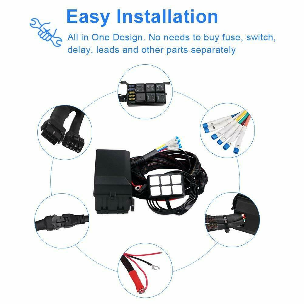 12V24V-6-Gang-Switch-Panel-Housing-LED-Work-Light-Bar-Electronic-Relay-Circuit-Control-System-For-Tr-1635284