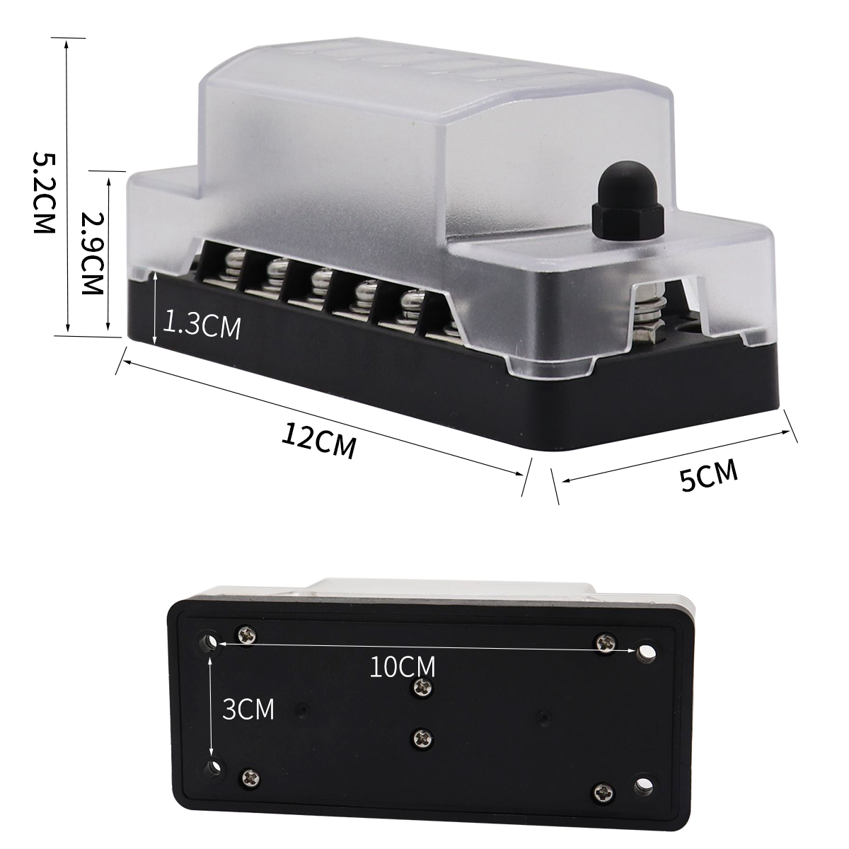 20A-6-Circuit-Fuse-Block-Box-with-Negative-Ground-Bus-Bar-Terminals-Holder-For-Car-Boat-Caravan-1628921