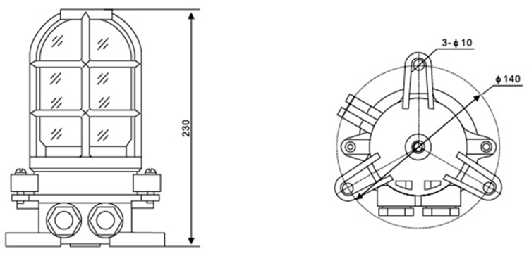 220V-60W-Marine-Pendent-Work-Light-IP56-Waterproof-Deck-Wall-Lamp-792057-792058-DS7-2M-1590318