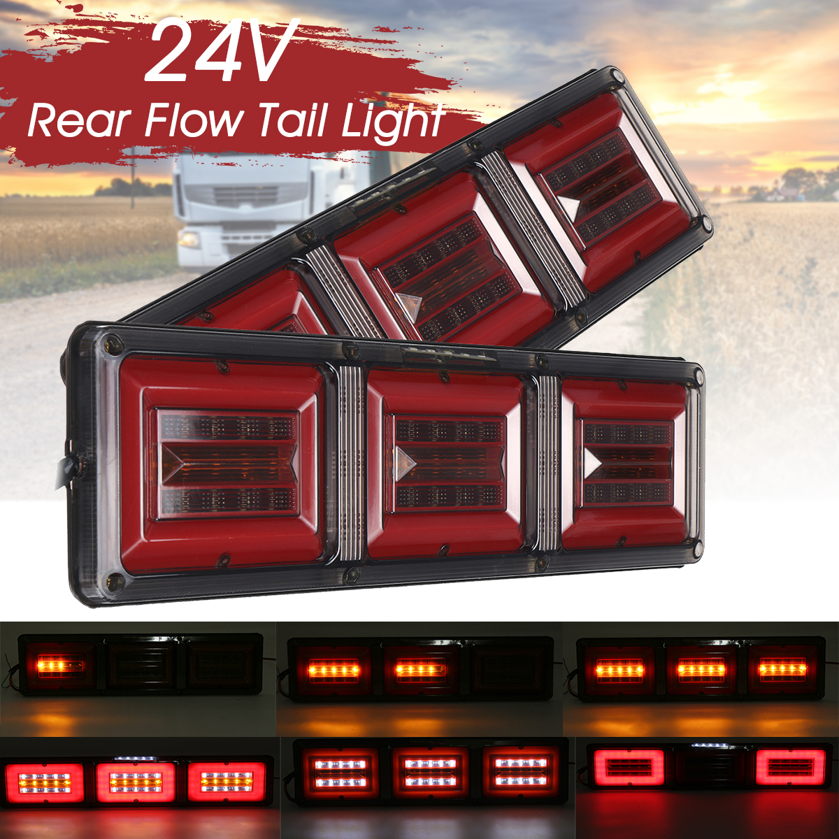 2PCS-24V-LED-Flow-Rear-Brake-Stop-Tail-Fog-Light-Traffic-Lamp-For-Trailer-Truck-Boat-1794060