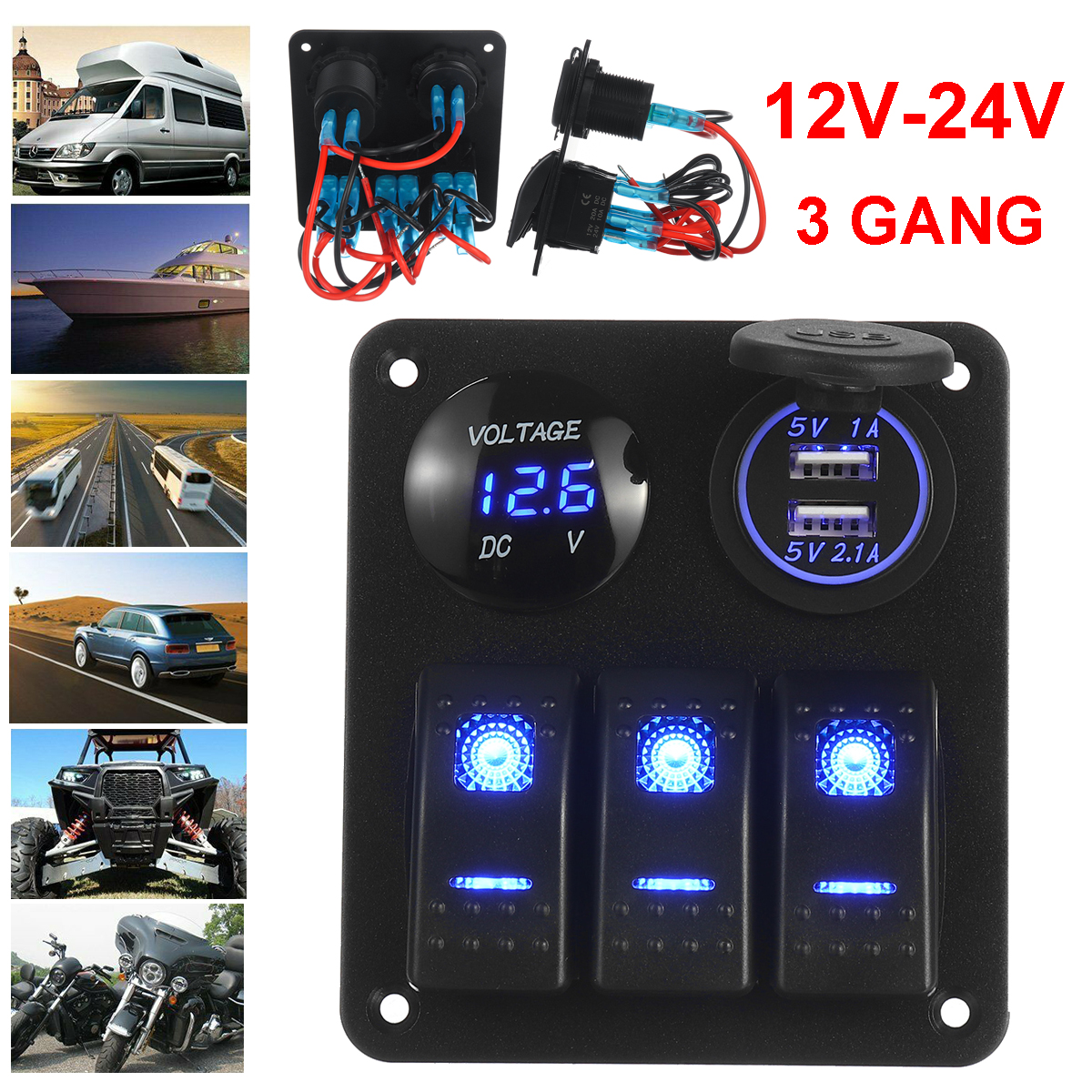 3-Gang-12V-24V-LED-Switch-Panel-Water-Resistant-Toggle-Switches-Panel-With-Fuses-For-Maine-Boat-Auto-1719389