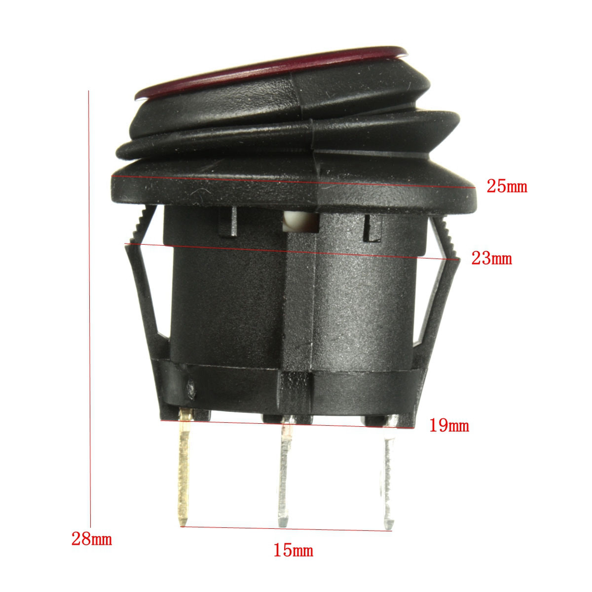 3-Pin-SPST-12V-12A-LED-OnOff-Rocker-Switch-Illuminated-Waterproof-1044654