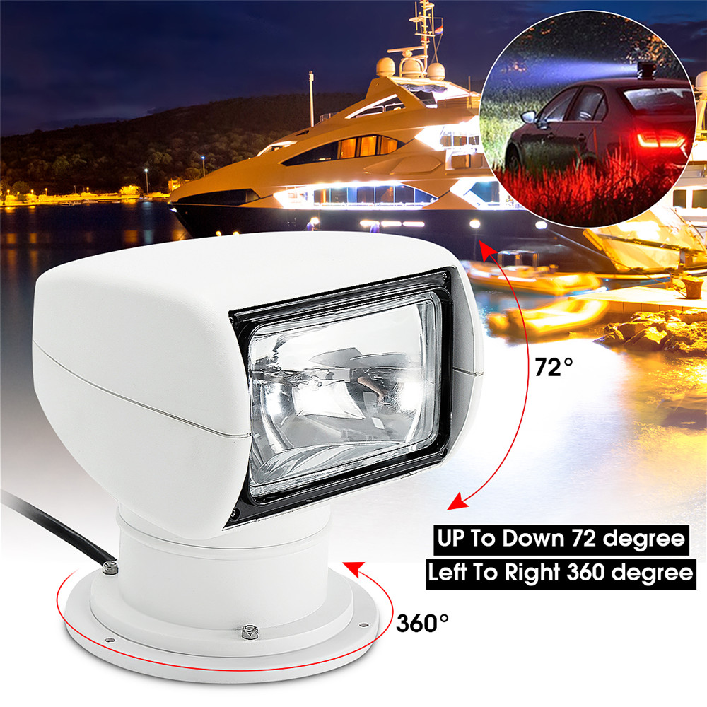 360deg-Remote-Control-Spotlight-Searchlight-Marine-Work-Light-Boat-Truck-Car-12V-100W-Bulb-1444226