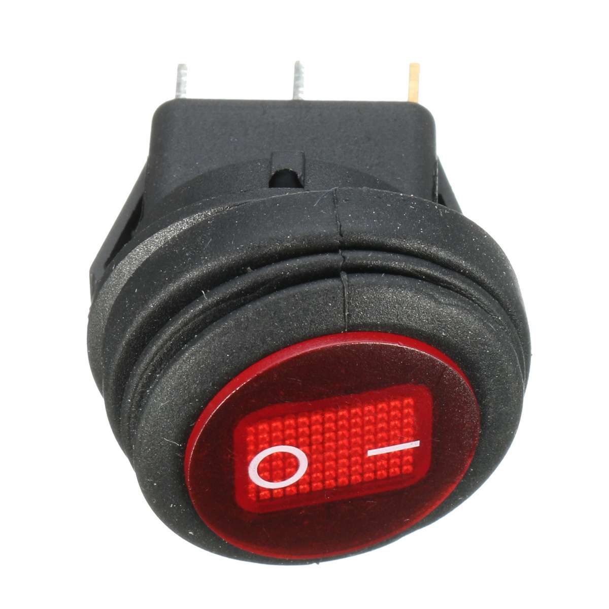3Pin-12V-20A-LED-Rocker-ONOFF-SPST-Switch-Round-For-Car-Boat-Marine-Waterproof-1122289