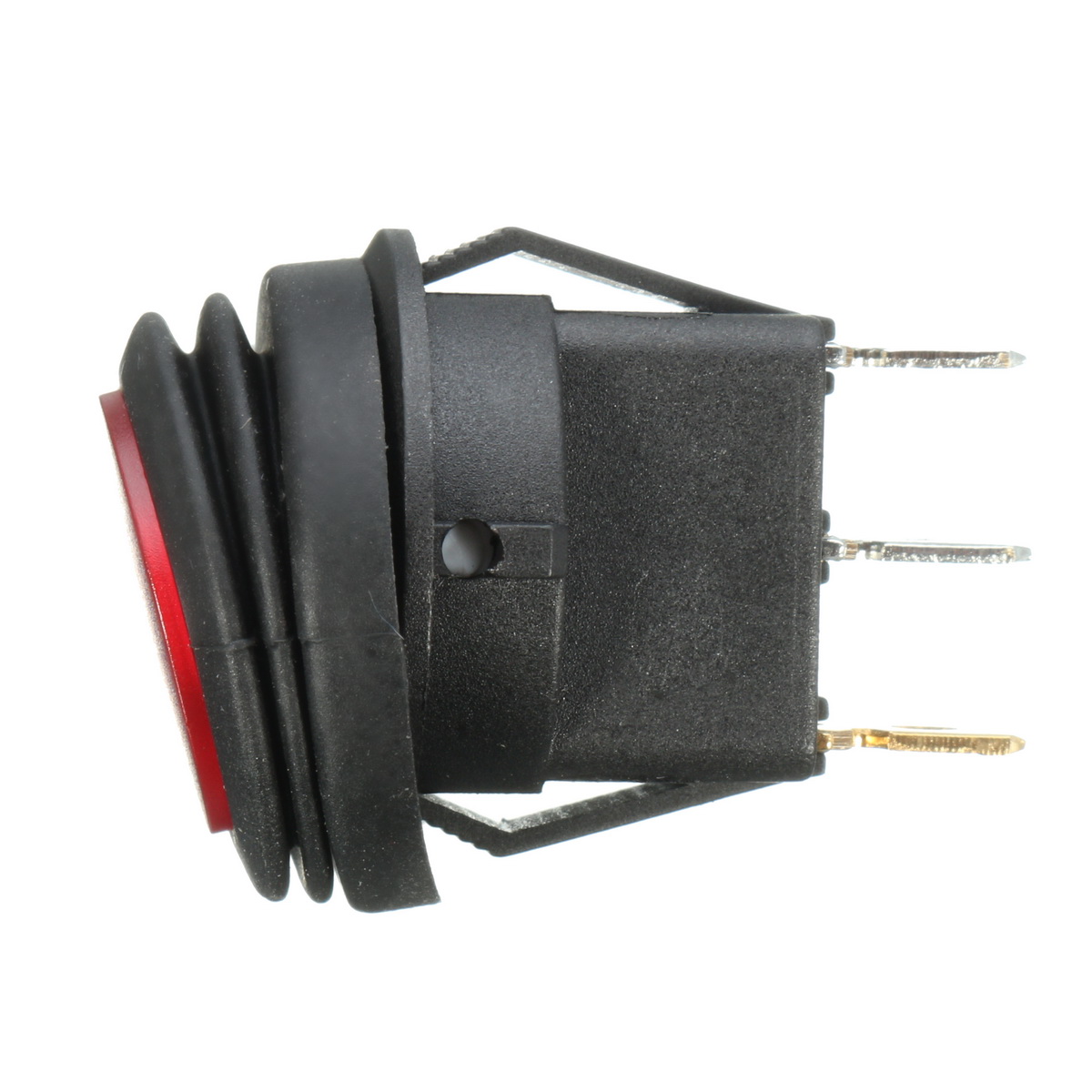 3Pin-12V-20A-LED-Rocker-ONOFF-SPST-Switch-Round-For-Car-Boat-Marine-Waterproof-1122289