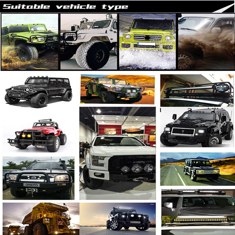 4-Inch-LED-Work-Light-Spotlight-200W-42LED-8000LM-6000K-Waterproof-For-Off-Road-Vehicle-Car-Boat-SUV-1601957